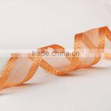 25mm Jacquard Sheer Organza Ribbon thumbnail-2