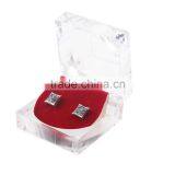 Customized New 2016 Latest Fashion 925 Sterling Silver Diamond Hiphop Earring For Young Women Wholesale thumbnail-2