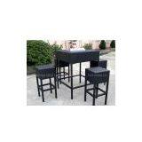 rattan furniture bar set