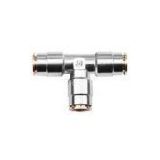 Brass, Stainless Steel Union Hand Valves / Pneumatic Push In Fittings For 4mm, 6mm, 8mm Tube