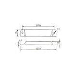 Cargo Control Track for Freezer Truck, E-track for Truck, Van Car, Container Body Side, Steel E-track End Socket, E-track Tip GL-19111-1 thumbnail-2