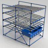 FIFO Storage Rack for Lean Manufacturing