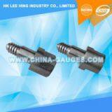 IEC 60238 Figure 13 Test Cap A and Test Cap B for Lampholders E14