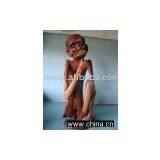 Wise African Man Wooden Carving thumbnail-1