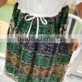 Korean Style Short Sleeve Blouse Printed Pregnant Maxi Dresses Ladies Maternity Dress thumbnail-6