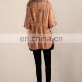 Fashion Design Fox Fur Collar Sheep Fur And Skin Jacket Short Sleeves Fur Coat Trend Winter Fur Dress thumbnail-6