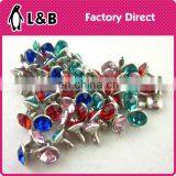 8mm Head Diameter 5mm Shank Length for Thick Material Strass Rhinestone Rivet thumbnail-4