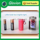 Creative Item! USB Rechargeable Led Torch Light Colorful Portable Led Torch Light With Keychain