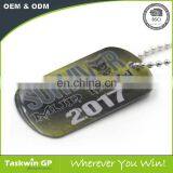 Antique Custom Personalized Stamps Pink Enamel Game Animation Printing Metal Dog Tag thumbnail-3