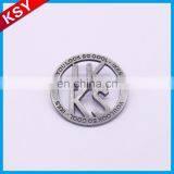 Fashionable Fine Workmanship Metal Emboss Rubber Tags Jeans Labels For Clothing