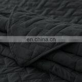 Wholesale European Custom Reversible Anti Wrinkle Color Oeko-tex Woven Solid Plain Queen Size King Quilt Set For Home thumbnail-7
