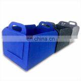 Set of 3 Felt Storage Boxes Felt Storage Organizer Box Basket thumbnail-5