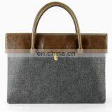 Special Leather Felt Briefcase Portfolio Laptop Bag thumbnail-5