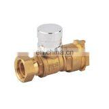 Magnetic Lockable Brass Ball Valve With Magnetic Handle thumbnail-1
