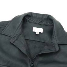 HOT SALE 2021 NEW FASHION LADIES'FAUX LEATHER PU SHIRT JACKET thumbnail-2