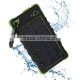 2016 Hot Sell 8000mAh Solar Power Bank Charger,16000mAh Power Bank Waterproof , Shakeproof Solar Quality Choice