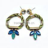 Latest Design Popular Fashion African Beads Jewelry Set Handmade Indian Jewelry Necklace and Earring Bracelet Set thumbnail-2