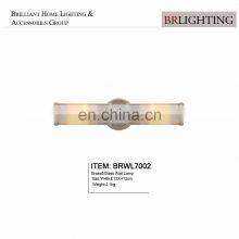 Golden Finishing Sconce Glass Tube Brass Wall Lamp thumbnail-2
