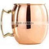 SOLID COPPER MOSCOW MULE MUG