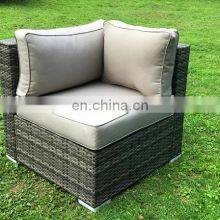 6pcs Outdoor Patio Garden PE Rattan Wicker Furniture, Sectional Sofa Set With Cushions,KD System thumbnail-4