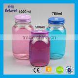 Food Grade Empty Glass Storage Jar Round Clear Glass Honey Jar thumbnail-3