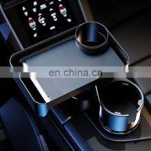Brand New 3in 1 Car Dining Drinks Bottles to go Food Cup Holder With Tray Fit for Volvo Xc60 xc 40 Xc90 2015 2019 2020 2021 2022 thumbnail-2