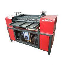 Small scale copper aluminum radiator stripping machine to separate copper tubes from aluminum foils