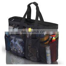Affordable Sand Free Promotional Custom Personalised Reusable New 2022 Jumbo Size Oversized Luxury Beach Bag thumbnail-2