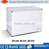 198L 7 Cu.ft Small Countertop Display Freezer With CE ROHS