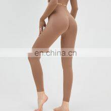 Top Selling Workout Leggings Pants High Waist Seamless Booty Lift Butt Scrunch Outdoor Gym Fitness Yoga Tights thumbnail-3