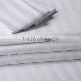 Commonly Used White Hotel Bedding Cotton Satin Stripe Fabrics thumbnail-1