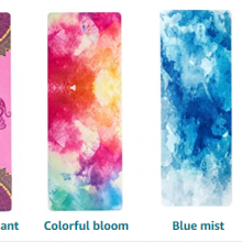 Eco Friendly Custom Printed Natural Rubber PU Yoga Mat thumbnail-5