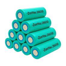 ZonYou Grade a 5000mAh 26650 Cylindrical Cell Lithium Ion Battery With LiNiMnCoO2 Cathode and 500 Cycles for Power Banks thumbnail-5