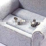 New Design High Quality Angel Wing Earrings Stainless Steel Mens Stud Earrings thumbnail-4