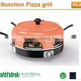easy operation electric multifunction pizza oven bbq grill