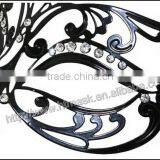 Tastefully Women's Swan Metal Filigree Laser Cut Christmas Carnival Mask thumbnail-2