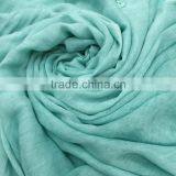 2016 Latest Charm Beautiful Hollow Out Butterfly Embroidery Plain Cotton Linen Scarf Quality Choice thumbnail-6