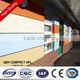 High Quality Wooden Color Matt Surface Waterproof Exterior Hpl Panel