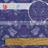 Popular Pattern 160gsm High Quality Violet Elegant Tulle Lace Fabric thumbnail-4