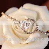 White Gold Plated AAA+ Cubic Zircon CZ Diamond Bangles Bracelets For Women Jewelry thumbnail-5