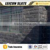Mushroom Stone Black Slate Tiles & Slabs for Wall Cladding in China thumbnail-1