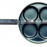 Carbon Steel Non Stick 4 Four Circles Rounds Pancake Pan Maker