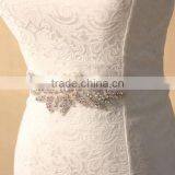 Delicate Shiny Leaf Bridal Veil Waist Chain thumbnail-6