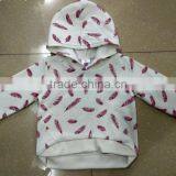 BSCI Passed China Factory Winter Fleece Overall Printed Baby Pullover Infant Hoody Lovely Baby Girls Sweatershirt thumbnail-2