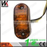 WEIKEN 12V Waterproof Truck Side Light/Led Marker Lights