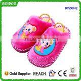 Plush Kids Indoor Shoes Hot Selling Kids Cartoon Fur Lined Shoes thumbnail-6