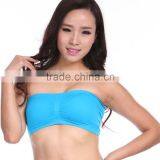 Simple Seamless One-piece Bra and Short Pants Hot Sexy Bra Set thumbnail-2
