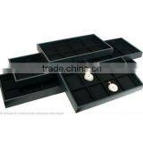 Black Velvet Pocket Watch Display Tray thumbnail-1