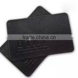 Hot Sale Factory Supplies Embossed Logo Leather Patch