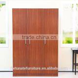 Three Door Laminated Particle Board Clothes Wardrobe for Sale thumbnail-2